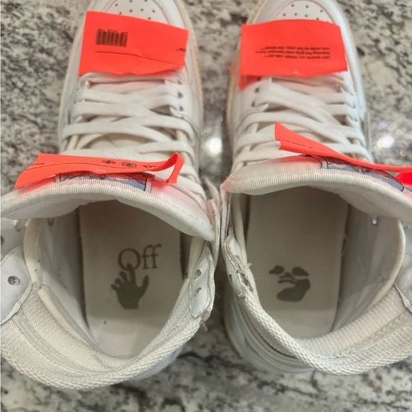 Off-White 3.0 Off Court Leather High-Top Sneakers - Made in Italy - Picture 8 of 13